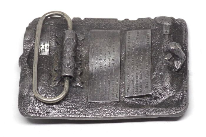 1981 Pewter Seattle Public Market Center Belt Buckle