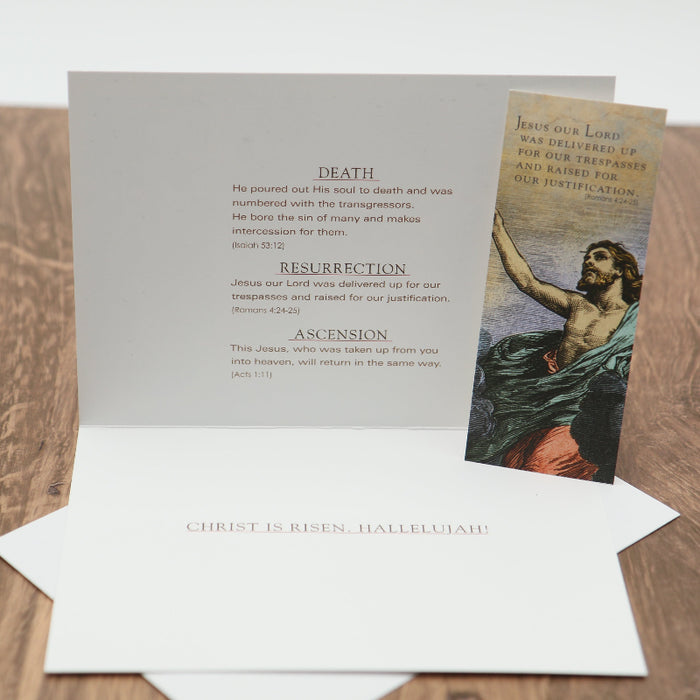 Ad Crucem Easter Triptych - Christ is Risen!
