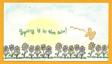 Butterfly Rubber Stamp 2514C