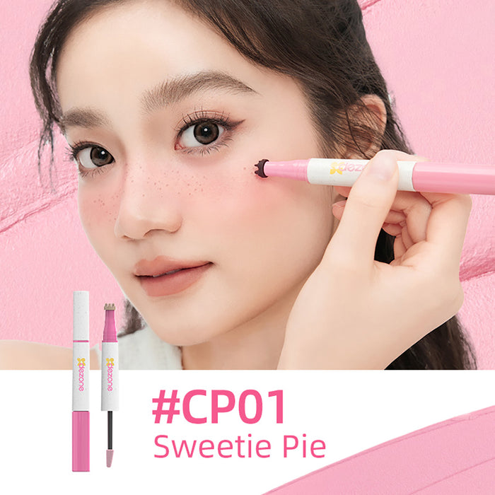 Dezone Dual End Freckle Blush Pen Cp01 Sweetie Pie