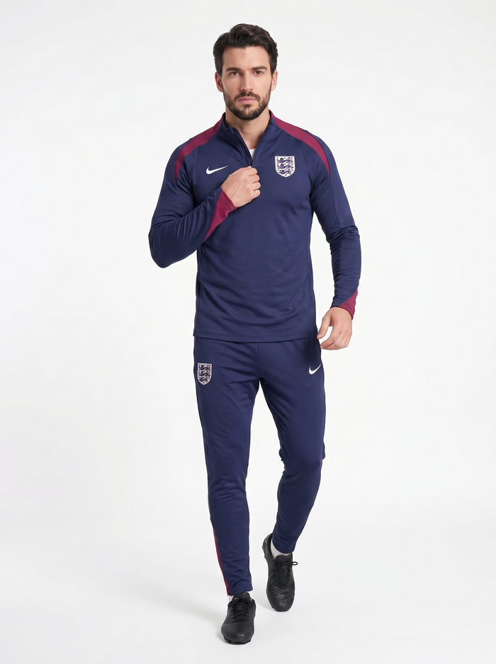 ENGLAND DARK BLUE & RED TRACKSUIT