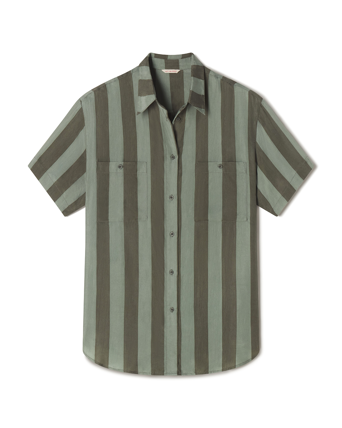 Day Trip Button Down - Poolside Stripe: Agave / Light Agave