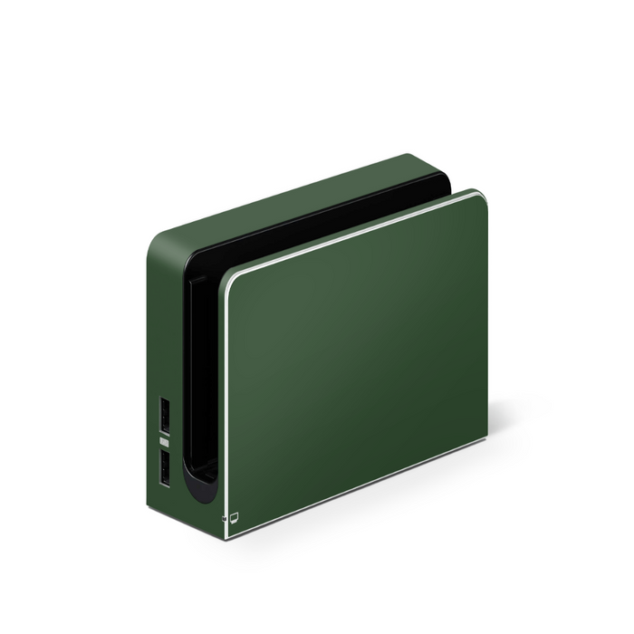 Forest Green Nintendo Switch OLED Decal Skin