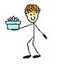 Guy/Gift Rubber Stamp 2336D