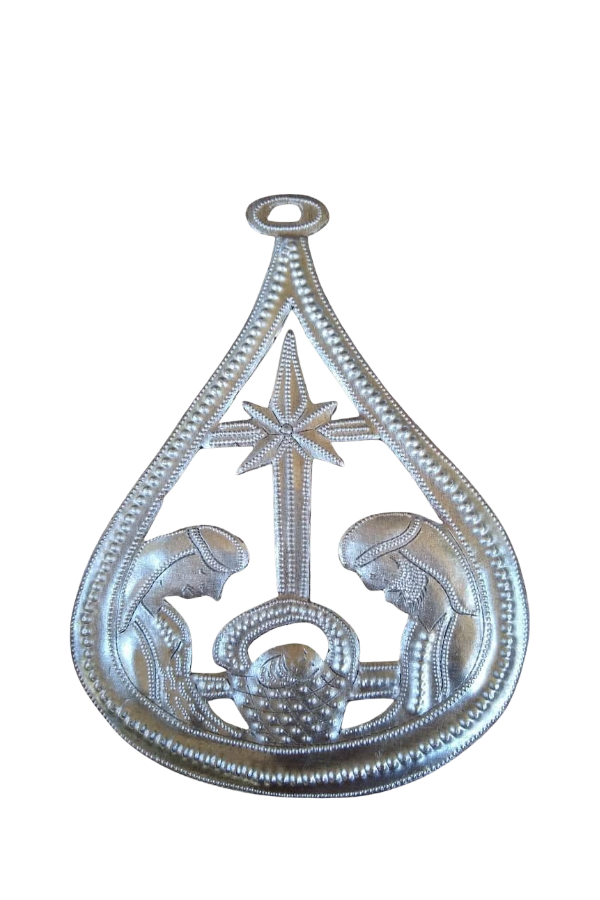 Handmade Haitian Nativity Ornament - Fair Trade