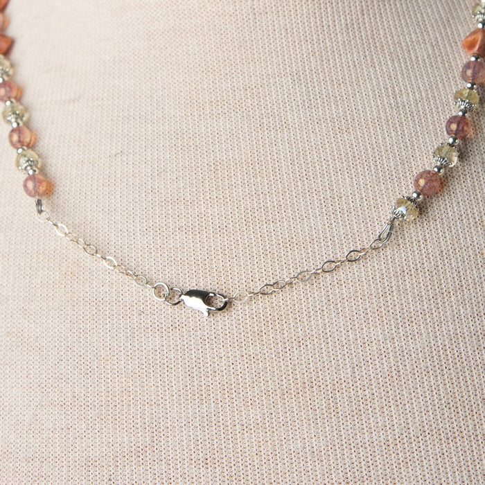 Jennifer’s Czech Glass Cross Earring and Necklace Set