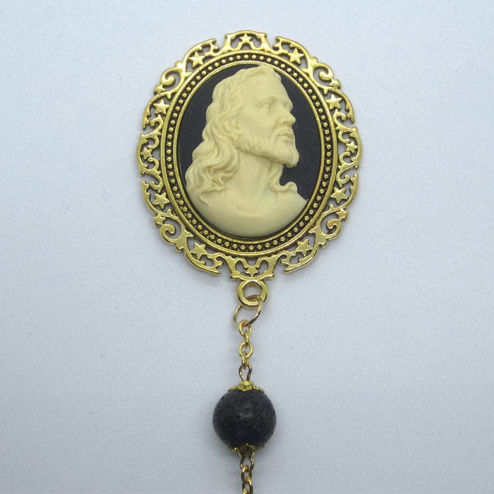 Kelly's Gold/Black Cameo Chaplet