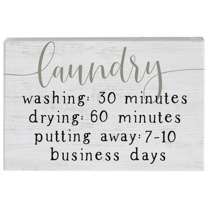 Laundry Washing - Small Talk Rectangle