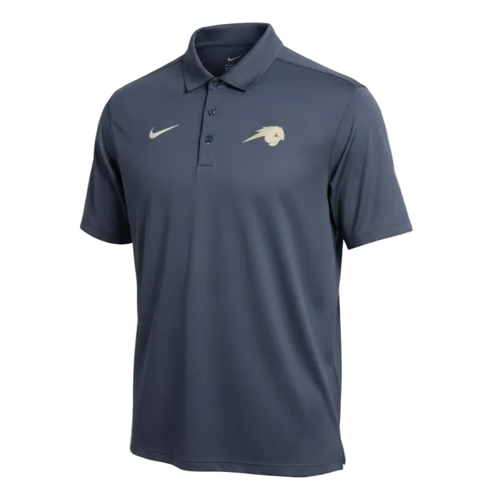 Men's Nike Dri-FIT Tour Polo, navy, Charger Horse