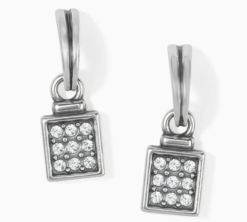 Meridian Zenith Mini Post Drop Earrings Silver