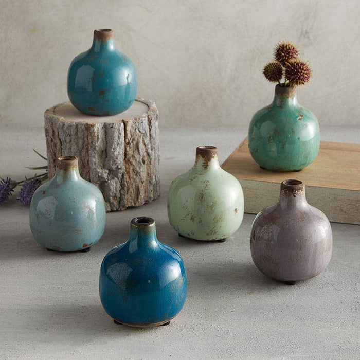 Mini Vase - Ocean Blue