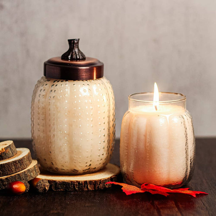 Pumpkin Large Candle (26oz.) – Honey Pear Cider