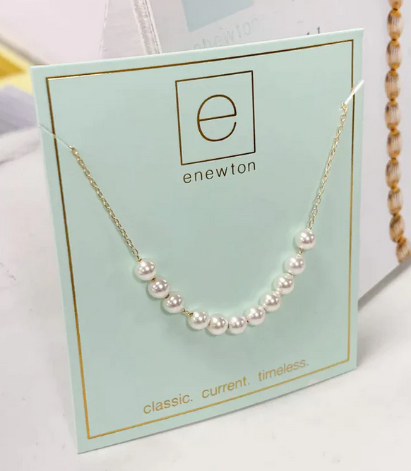 16 Inch Necklace Classic Beaded Bliss 4mm Pearl