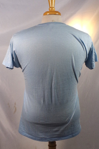 1979 Sky Blue "Rehabilitation: Because Mobility is Freedom" Tee Shirt - Sz XL