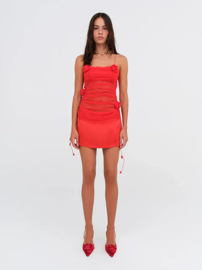 Angela Chiffon Mini Dress