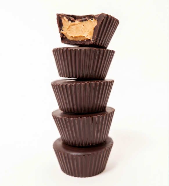 70% Dark Chocolate Crunchy Cashew Butterscotch Cups