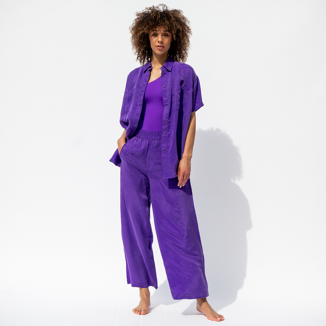 Day Trip Button Down - Bon Voyage