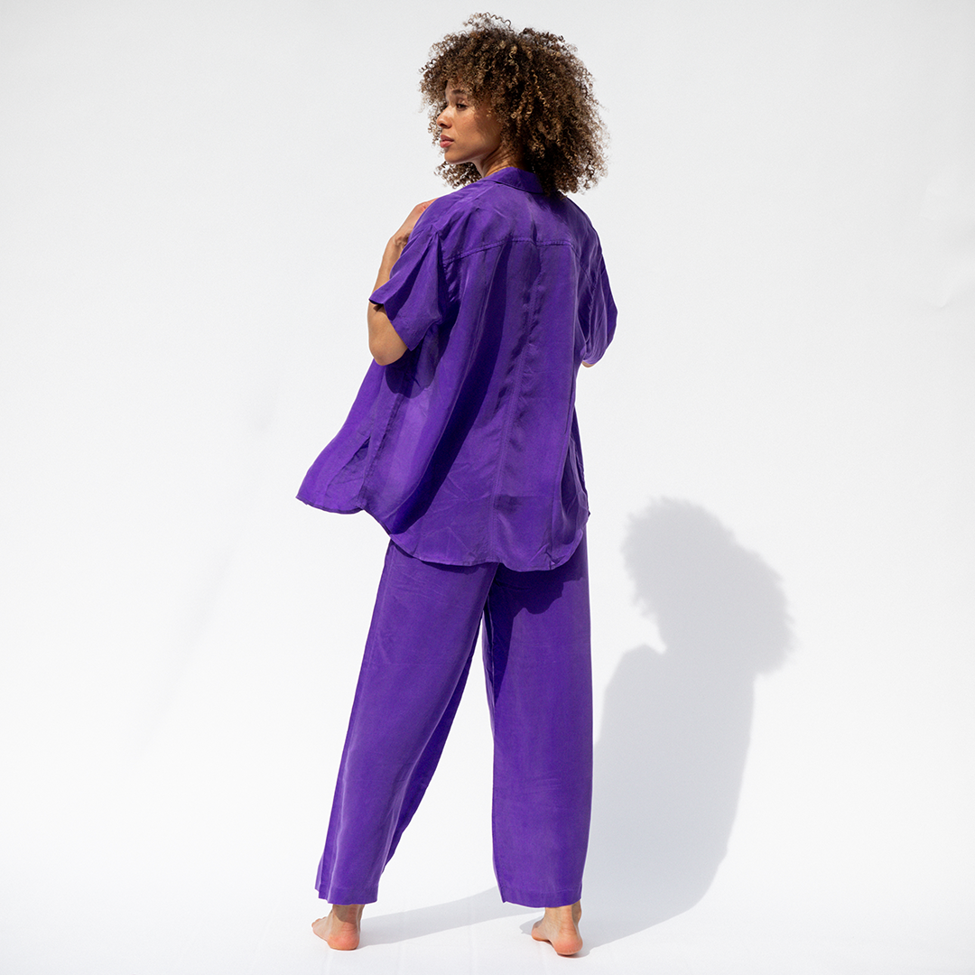 Day Trip Button Down - Bon Voyage