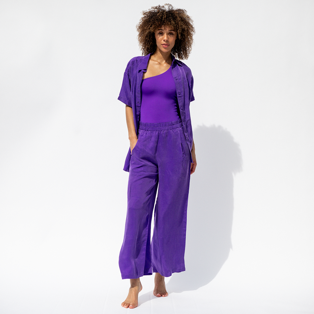 Day Trip Button Down - Bon Voyage
