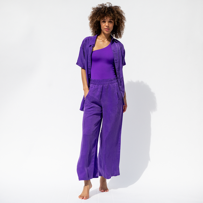 Day Trip Button Down - Bon Voyage