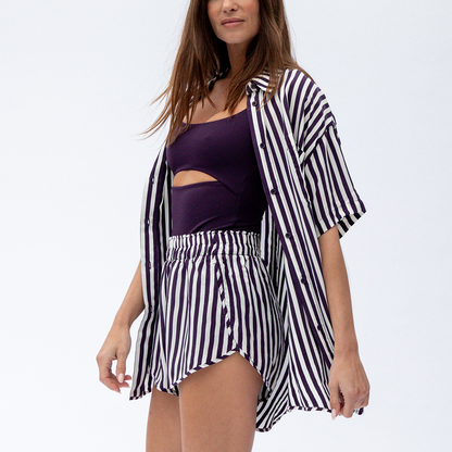 Day Trip Short - Legend Stripe: Legend/Coconut