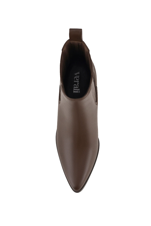 Fillipin Chelsea Ankle Boots - Chocolate Brown