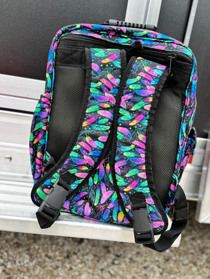 Neon Plumes WhinneyTraveler Backpack