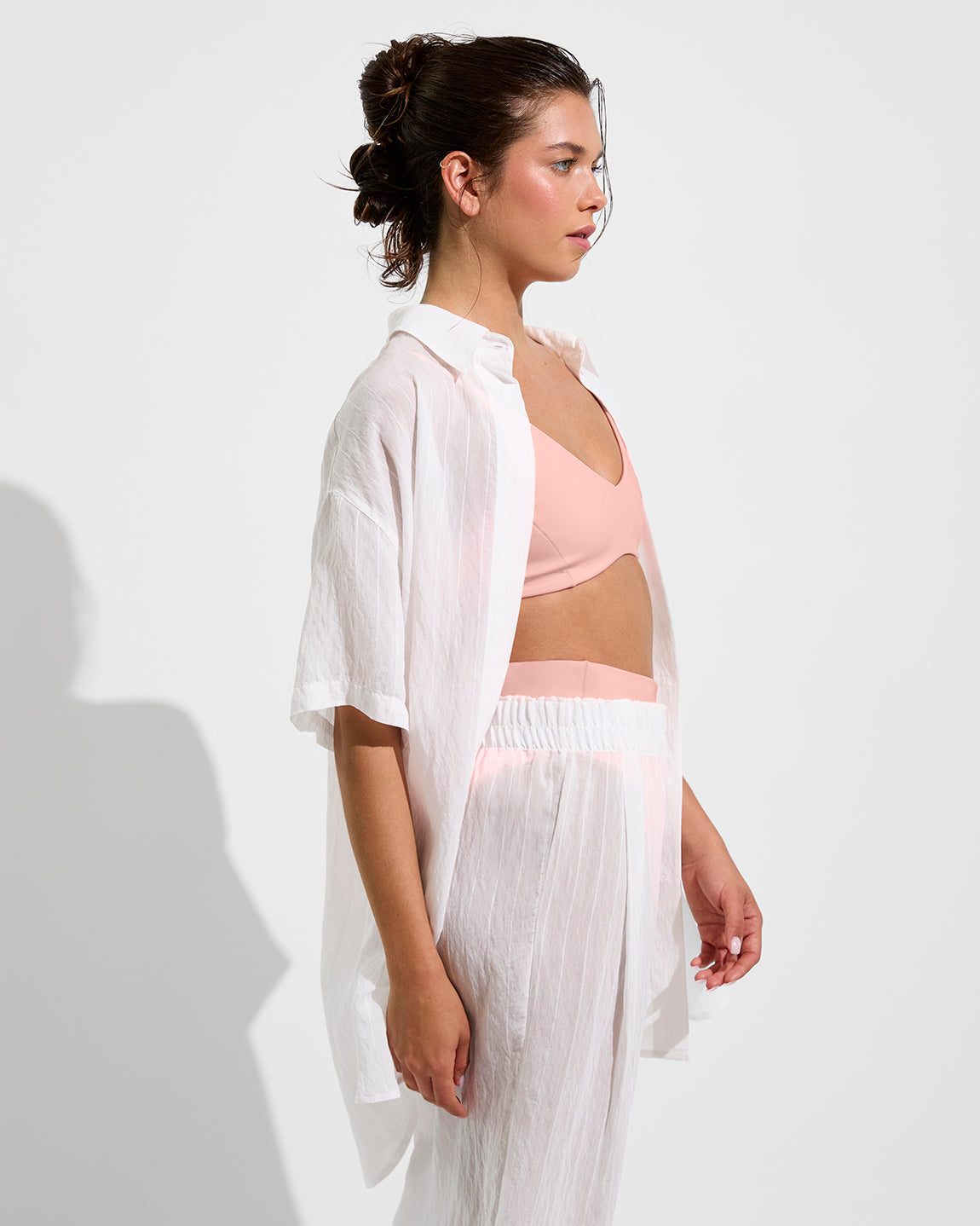 Day Trip Pant *Sheer Stripe - Coconut