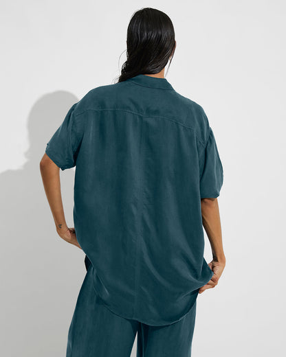 Day Trip Button Down - Deep End