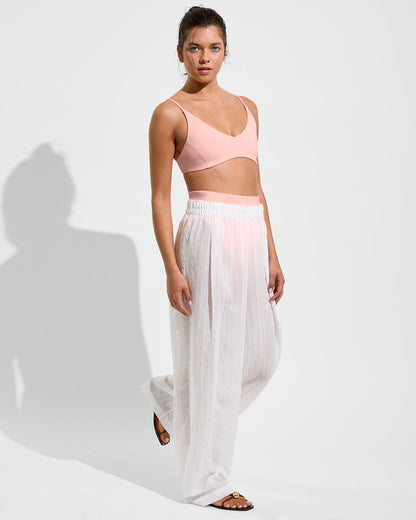 Day Trip Pant *Sheer Stripe - Coconut