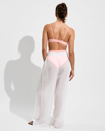 Day Trip Pant *Sheer Stripe - Coconut