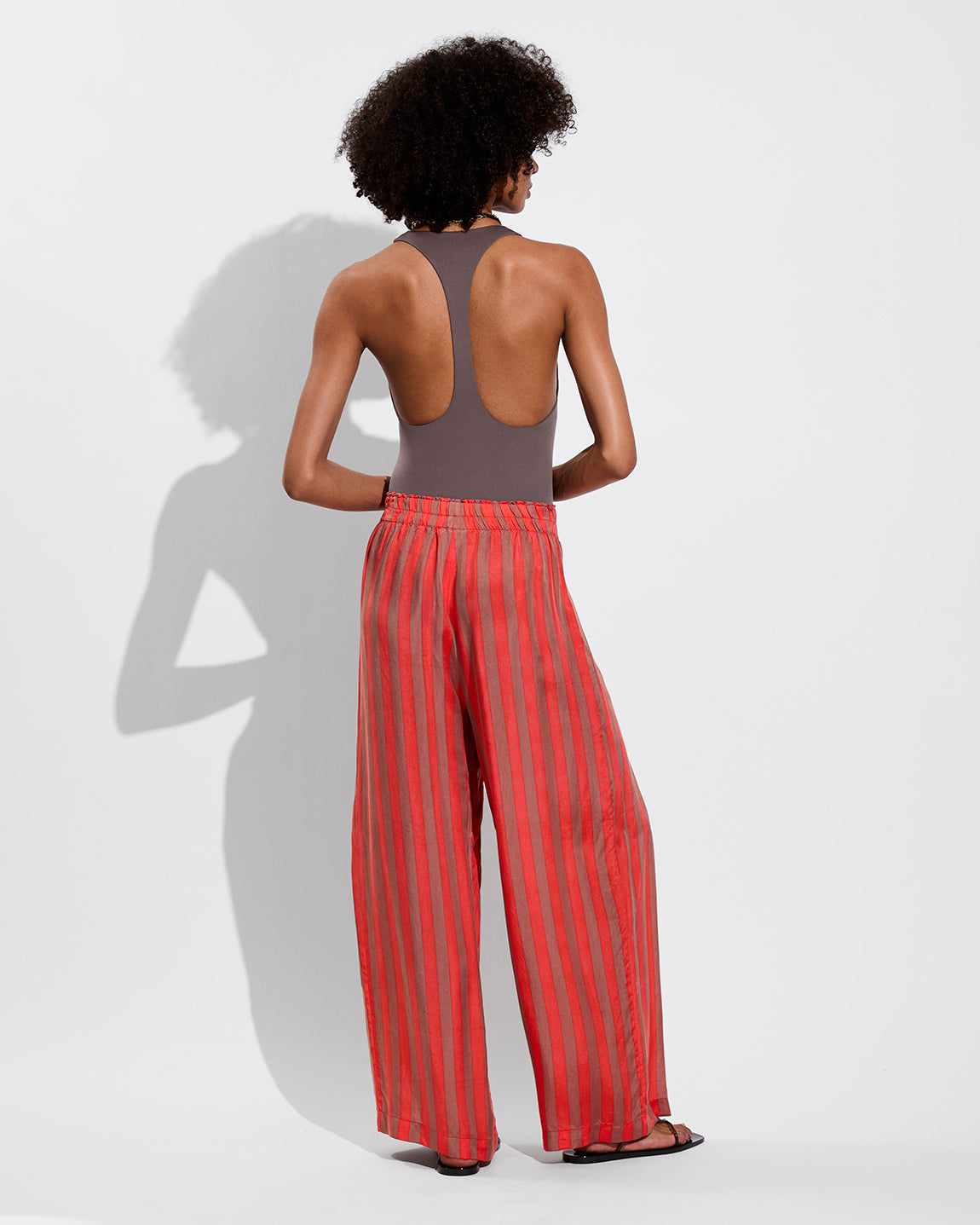 Day Trip Pant - Sports Stripe: Mirage / Aperol