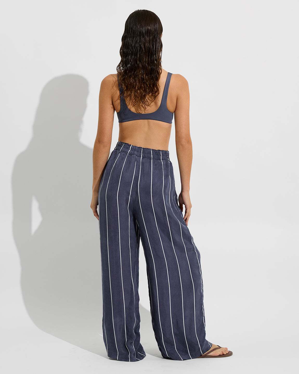 Day Trip Pant - Holiday Stripe: Varsity / Coconut