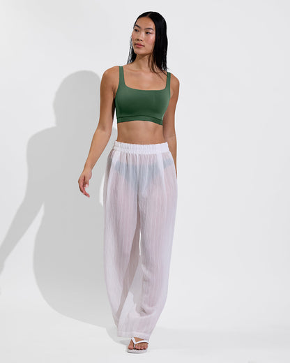 Day Trip Pant *Sheer Stripe - Coconut