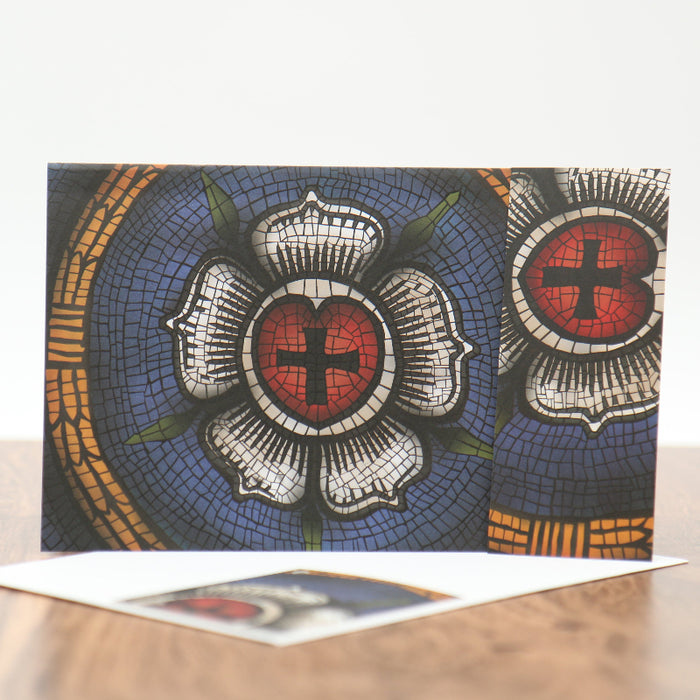 Ad Crucem Blank Luther Rose Card