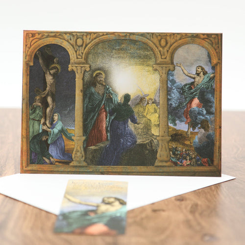 Ad Crucem Easter Triptych - Christ is Risen!