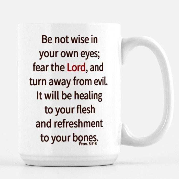 Ad Crucem Large Mug - Proverbs over Pronouns