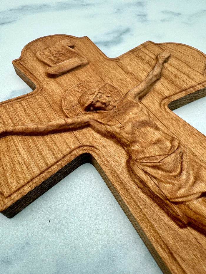 Ad Crucem Milled Wall Crucifix