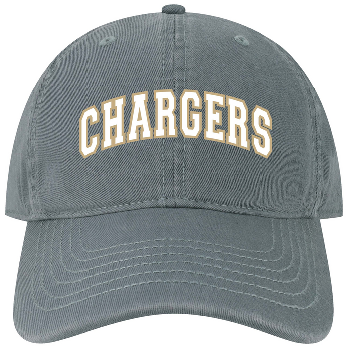 Adult hat, Legacy, slate, CHARGERS 3D, EZA relaxed twill