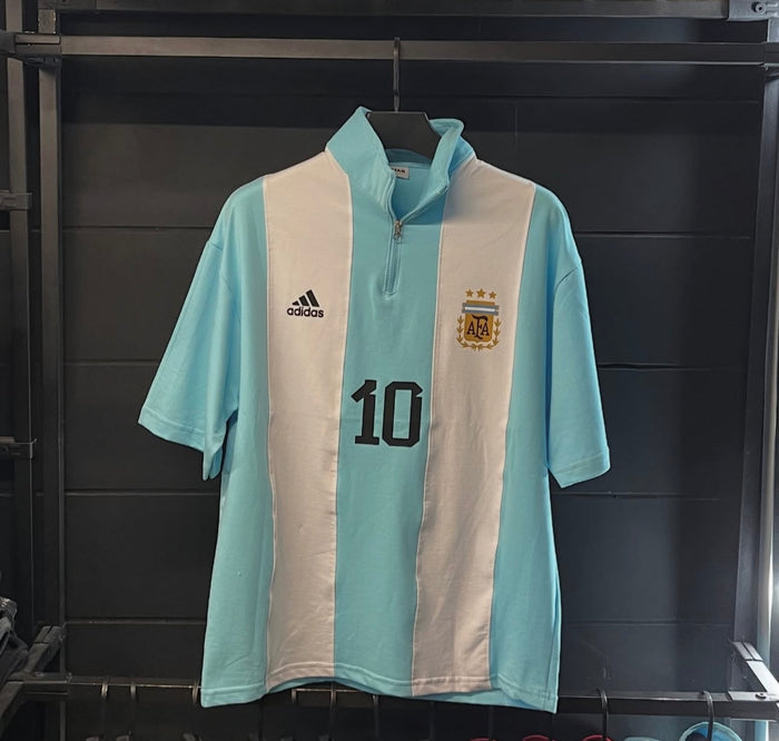 AFA printed football zipper