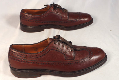 Alden Dark Brown Longwing Gunboats - Size 10 AAA/A
