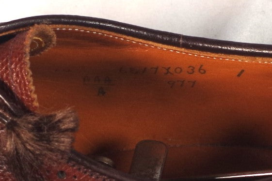 Alden Dark Brown Longwing Gunboats - Size 10 AAA/A