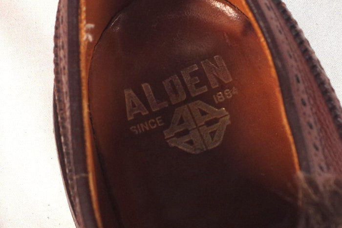 Alden Dark Brown Longwing Gunboats - Size 10 AAA/A