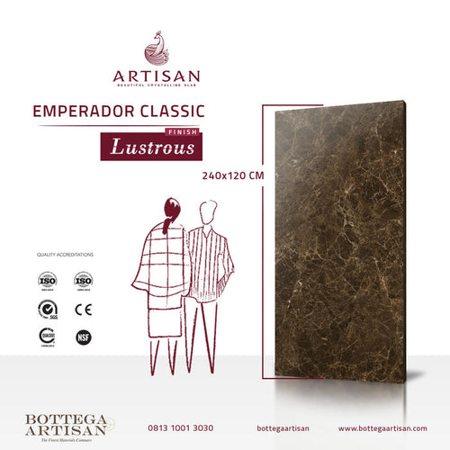 Artisan Emperador Classic Lustrous 240X120 cm
