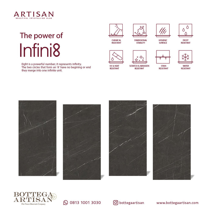 Artisan Pietra Grey Lustrous 240X120 cm