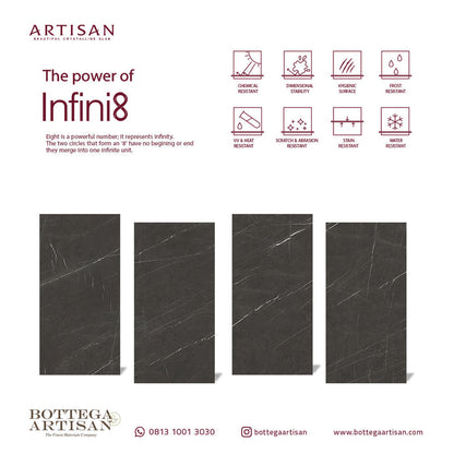 Artisan Pietra Grey Lustrous 240X120 cm