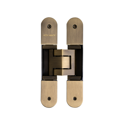 Assa Abloy 3d adjustable stainless steel concealed hinge antique brass finish AA-3CH-03-AB