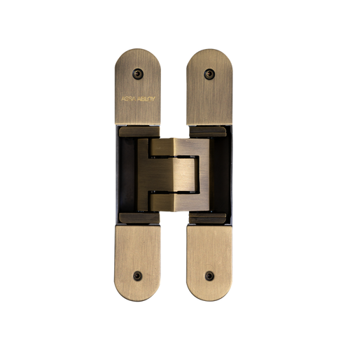 Assa Abloy 3d adjustable stainless steel concealed hinge antique brass finish AA-3CH-03-AB