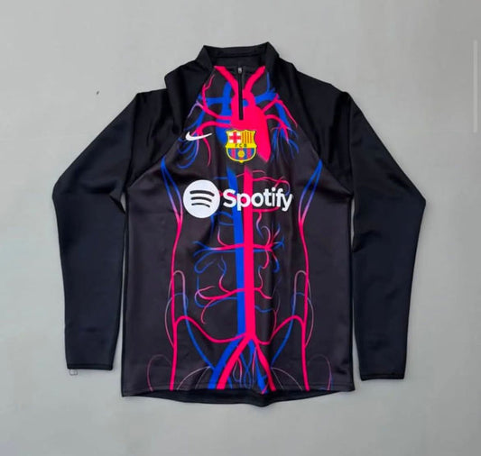 Barcelona Premium Quality Digital printing Football zipper