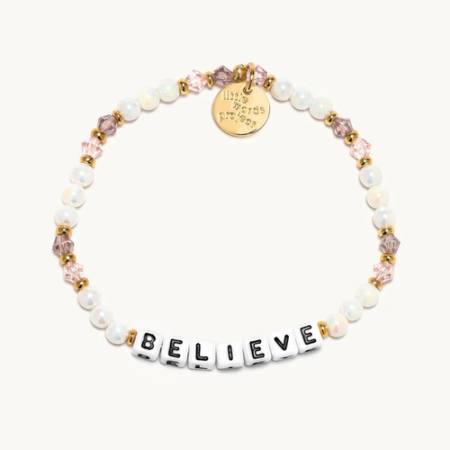 Believe Beaded Bracelet Bubble Bath